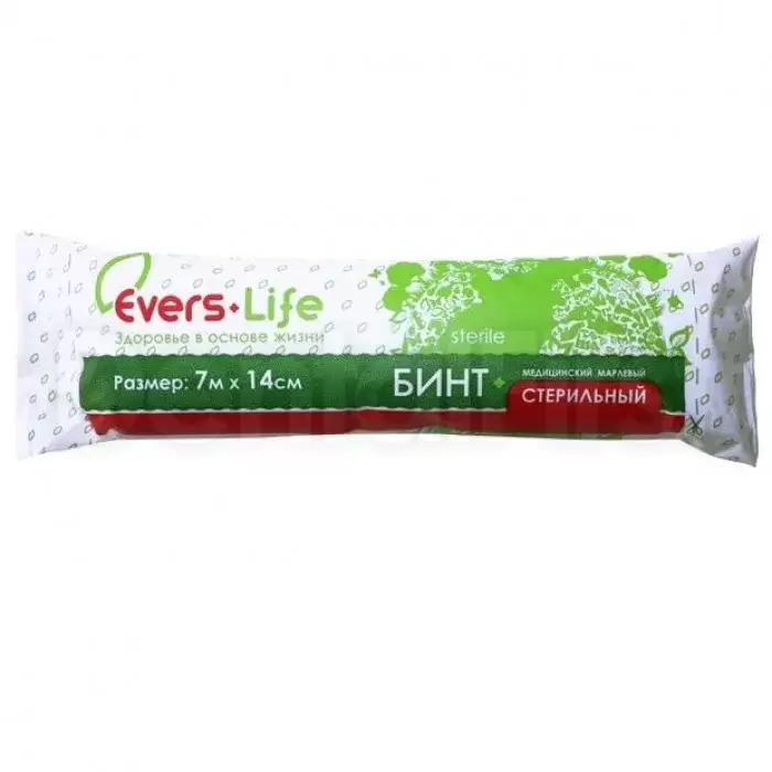 Стер 14. Бинт нестерильный 14 см х 7 м evers Life в инд.уп. Эвтекс. Evers Life бинт стерильный 7х14. Бинт марлевый стерильный Life 7/14 Эвтекс. Бинт Life 7мх14см стер.